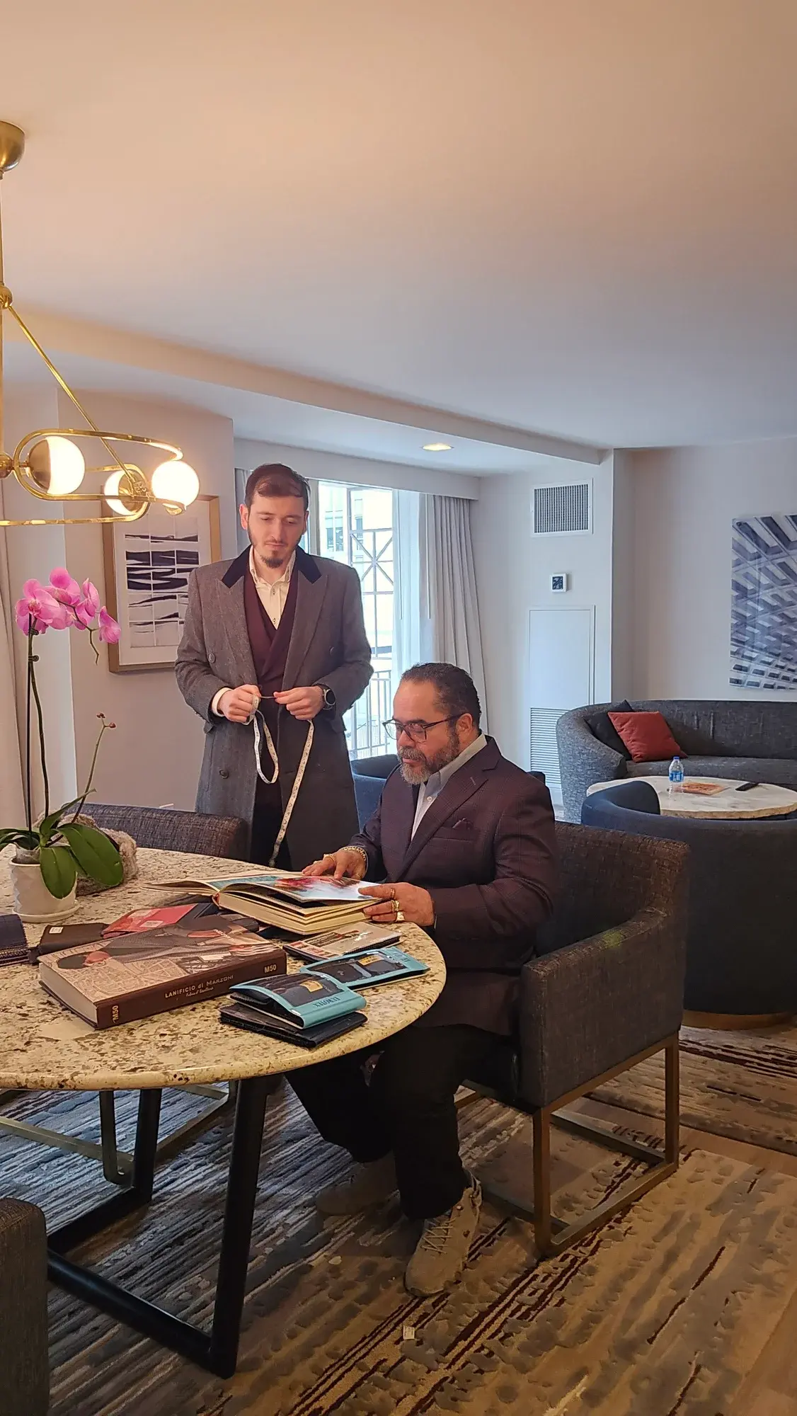A private appointment with cloth books and personal guidance